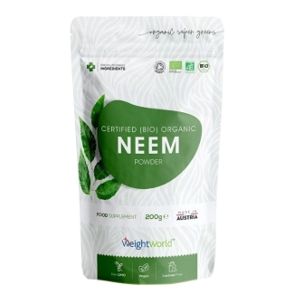 WeightWorld Красива коса и кожа - Нийм (лист) Organic, прах 200 g