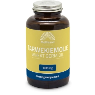 Mattisson Healthstyle Имунна и мозъчна функция - Масло от пшеничен зародиш, 1000 mg х 90 капсули
