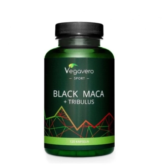Vegavero Сексуална функция - Черна мака + Трибулус Терестрис, 120 капсули