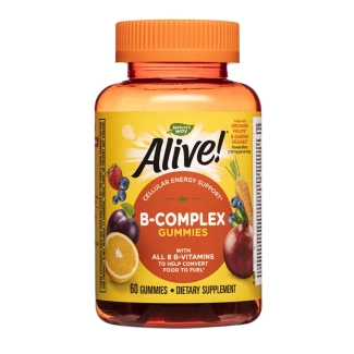 Nature's Way Alive Витамини В-комплекс Алайв - Alive! B-Complex Gummies, 60 желирани таблетки