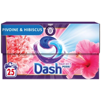 Dash Pods Peony and Hibiscus Капсули за пране 25 броя