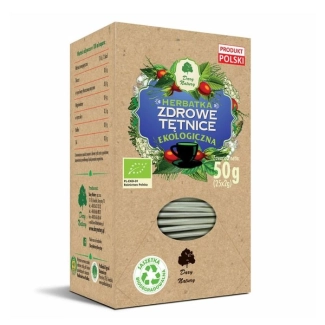 Dary Natury Билков чай за здрави кръвоносни съдове Био, 25 филтърни пакетчета