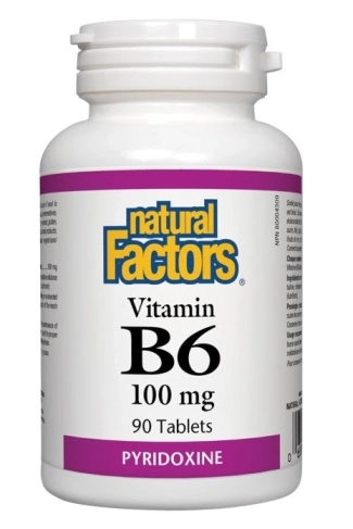 Natural Factors Витамин B6 100/10 x 90 таблетки