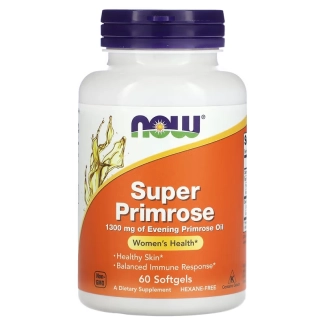  NOW Super Primrose Oil 1300 mg 60 софтгел капсули