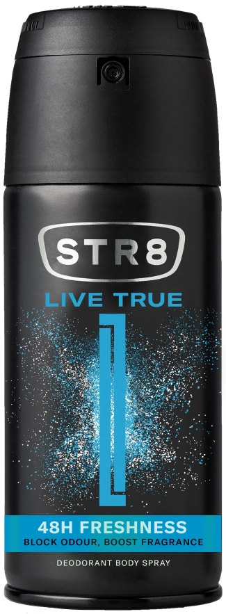 STR8 Live True Освежаващ дезодорант спрей за мъже 150 мл