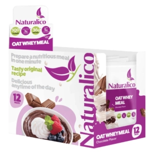 NATURALICO Oat Whey Meal 12 x 90 грама шоколад
