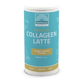 Mattisson Healthstyle Колаген Лате - инстантна напитка с аромат на капучино, 180 g прах