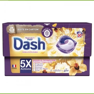 Dash All in 1 Amber &amp; Orchid Капсули за пране 30 броя