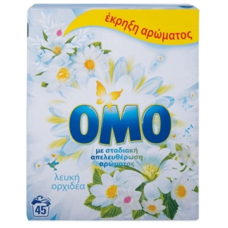 Omo Laundry Orhidea Универсален гранулиран прах за пране, 45 пранета 2.52кг