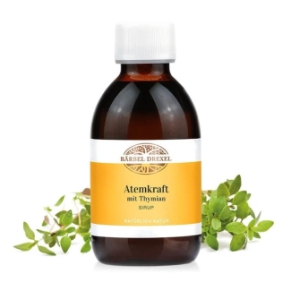Bärbel Drexel Билков сироп за дихателната система - С мащерка, шипка, черна елша и габър, 200 ml