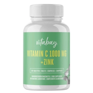 Vitabay Имунитет - Витамин C 1000 mg + цинк, 200 таблетки