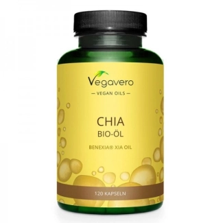 Vegavero Сърдечно-съдова, имунната и ендокринната система - Масло от Чия Био, 120 капсули