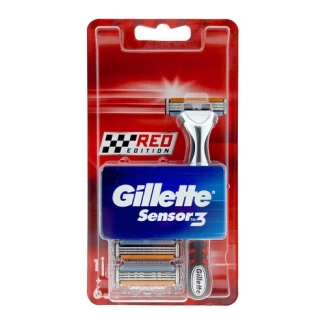 Gillette Sensor 3 Самобръсначка Red с 6 ножчета