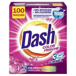 Dash Color Frische Прах за пране за цветни тъкани 100 пранета