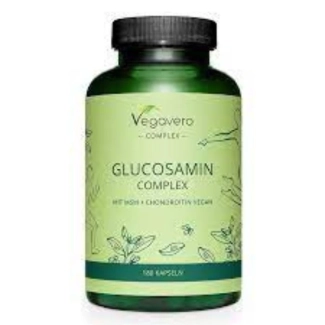 Vegavero Стави и кости - Глюкозамин Комплекс (с МСМ и веган глюкозамин), 180 капсули