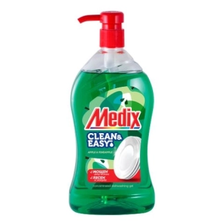 Medix Clean & Easy Концентриран гел за съдове - помпа Apple & Pineapple x800 мл