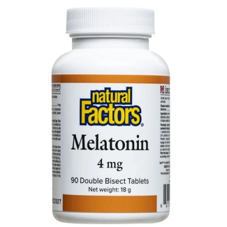 Natural Factors Безсъние Мелатонин 4 mg x 90 таблетки