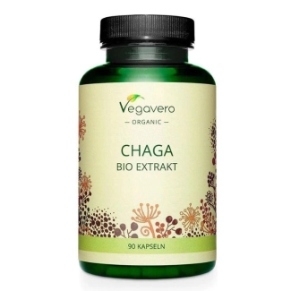 Vegavero Имунитет и енергия - Чага Био екстракт, 90 капсули