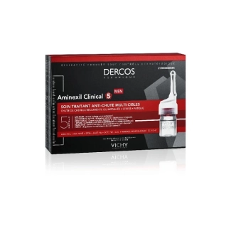 Vichy Dercos Aminexil Clinical 5 Ампули против косопад за мъже 21 монодози х6 мл
