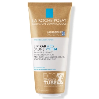 La Roche-Posay Lipikar Baume AP+M Успокояващ балсам за лице и тяло за суха и атопична кожа против сърбеж, еко опаковка, 200 мл