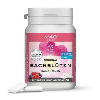 Lemon Pharma Дъвки на д-р Бах N°40 - Енергия, 40 броя с вкус на горски плод