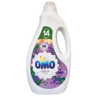 OMO Lavender &amp; Jasmine Течен прах за пране 45 пранета 2.250 л