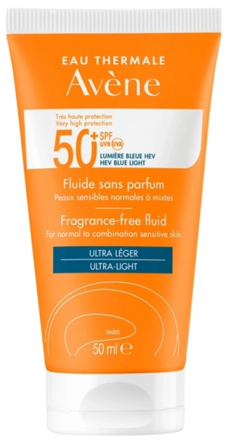 Avene SUN Fluide Без Парфюм Флънцезащитен флуид SPF50+ 50 мл