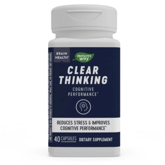 Nature’s Way Оптимизиране на мозъчната функция - Формула с бакопа, ашваганда и цитиколин, 40 капсули