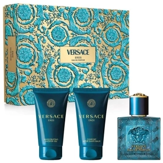 Versace Eros /мъжки/ Комплект - edp 50 мл + автършейв 50 мл + душ гел 50 мл