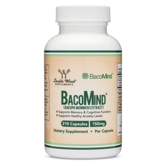 Double Wood Мозъчна функция - Бакопа Мониери BacoMind™, 210 капсули