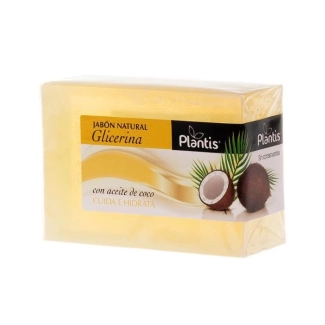 Artesania Agricola Глицеринов натуралeн сапун с кокосово масло - Jabon Natural Glicerina Plantis®, 100 g