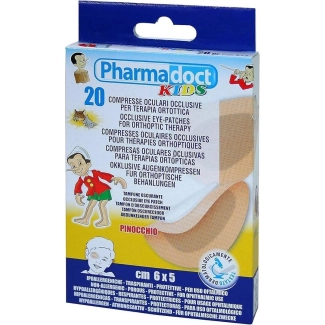 Pharmadoct Стерилна марля компрес за очи за деца 6х5 см 20 бр