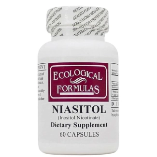 Ecological Formulas Нервна система и хормонално здраве - Niasitol - ниацин и инозитол, 60 капсули