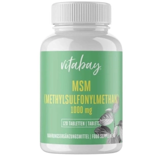 Vitabay  Кости и стави - МСМ (метилсулфонилметан), 120 таблетки