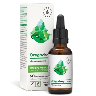 Aura Herbals Подпомага стомашно-чревния тракт и дихателната система - Риган (масло), 30 ml капки