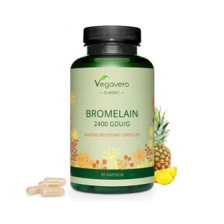 Vegavero БРОМЕЛАИН - BROMELAIN, 90 капсули