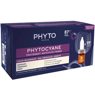 Phyto PhytoCyane Терапия срещу реактивен косопад Жени 12 x 5 мл
