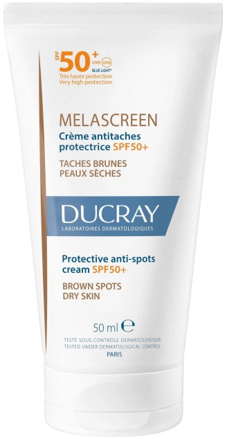 Ducray Melascreen Защитен крем за лице против петна UV SPF50+ 50 мл