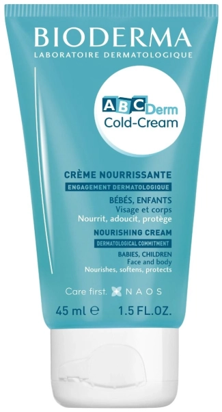 Bioderma ABC Derm Подхранващ колд крем за лице и тяло 45 мл