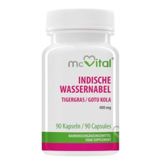 Vitabay Кръвообращение, студени крайници - Готу Кола (Азиатска центела) McVital, 400 mg x 90 капсули