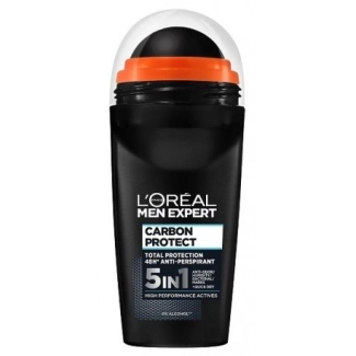 L’Oreal Men Expert Carbon Protect 5in1 Део рол-он против изпотяване за мъже 50 мл
