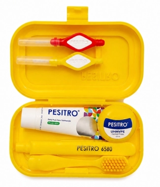 PESITRO Комплект за Път Жълт 6 части