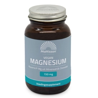 Mattisson Healthstyle Мускулна, сърдечна и нервна система - Mорски Магнезий Аквамин, 90 капсули