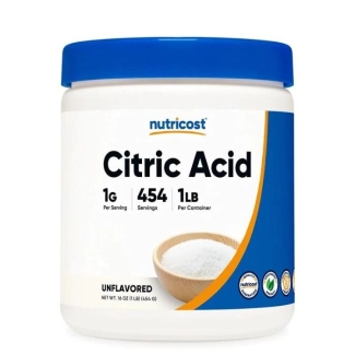 Nutricost Лимонена киселина, 454 g прах
