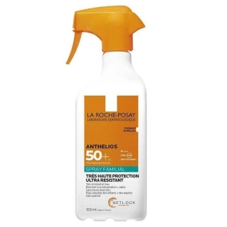 La Roche-Posay Anthelios Family Слънцезащитен спрей за деца и възрастни за лице и тяло SPF50+ 300 мл