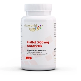 Vita World Сърдечно-съдова система - Антарктически крил, 100 капсули