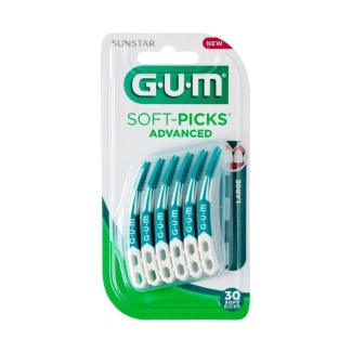 GUM SOFT PICKS Advanced Интердентални клечки 30 броя
