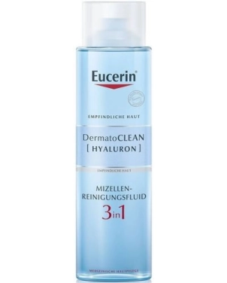 Eucerin DermatoClean Hyaluron Мицеларна почистваща вода 3в1 за всеки тип кожа 200 мл