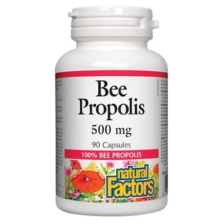 Natural Factors Bee Propolis / Прополис 500 mg х 90 капсули
