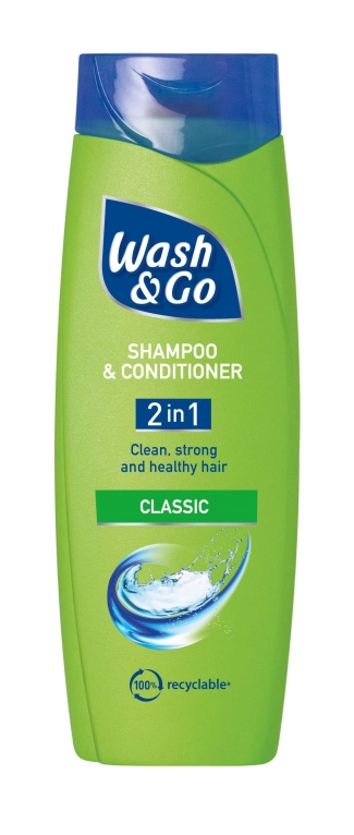 Wash &amp; Go Classic Шампоан и балсам 2-в-1 200 мл